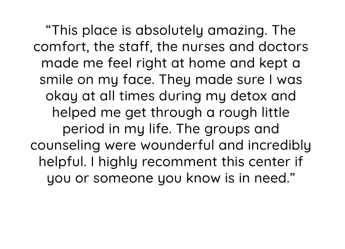 Foundations Recovery Center review quote